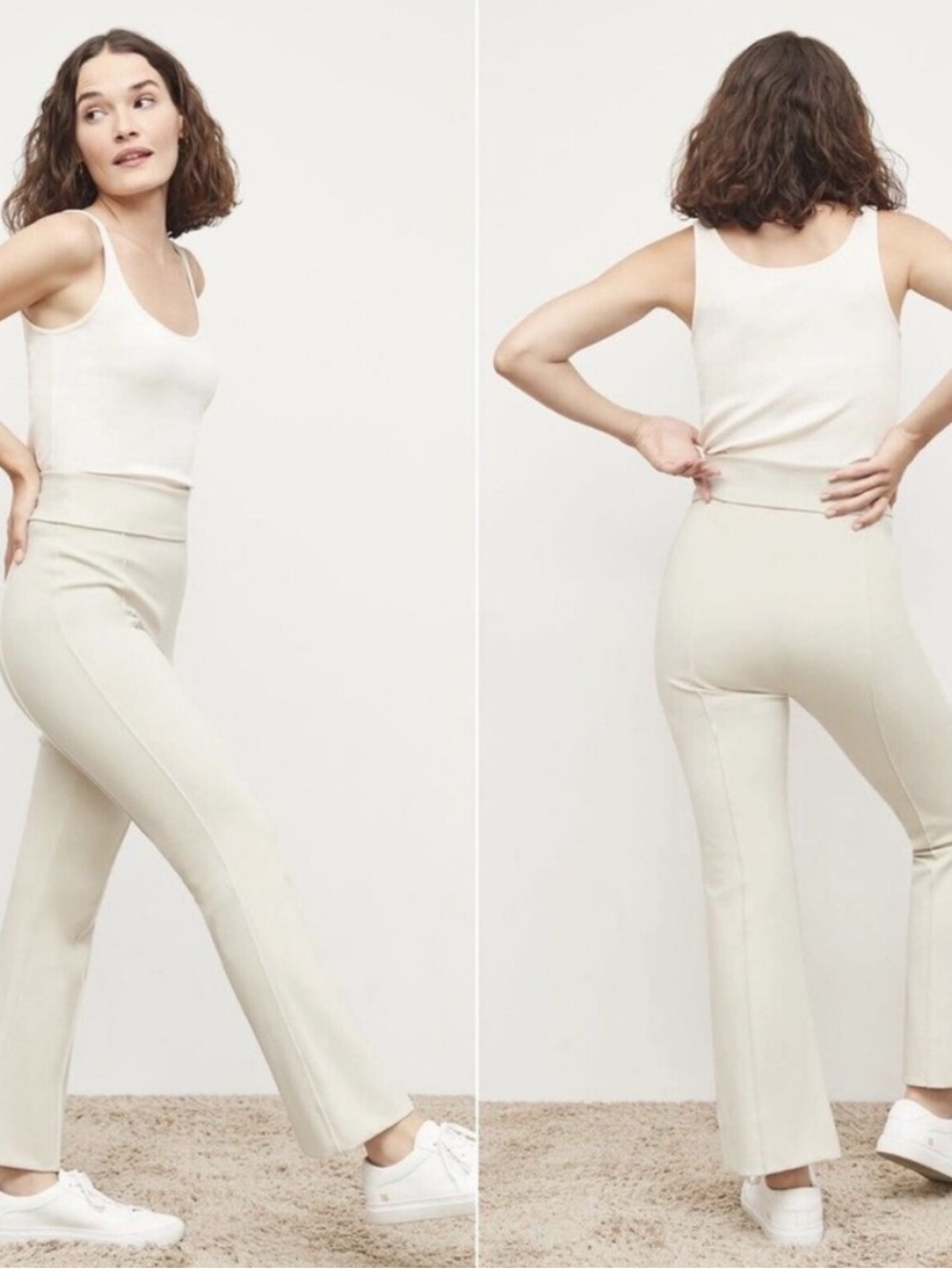 MM LAFLEUR The Shiloh Pant
Washable Ponte Wide Leg High Rise
PEARL Cream Size 8